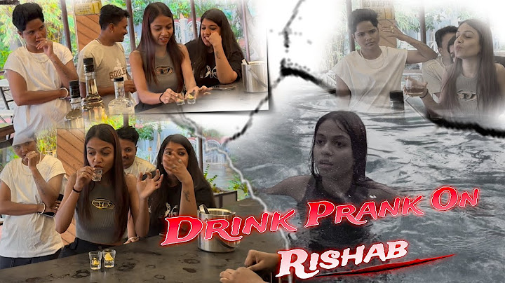 Drink Prank On Rishab 🥲 #rajjufam #prank #viral @cute.shivani.05