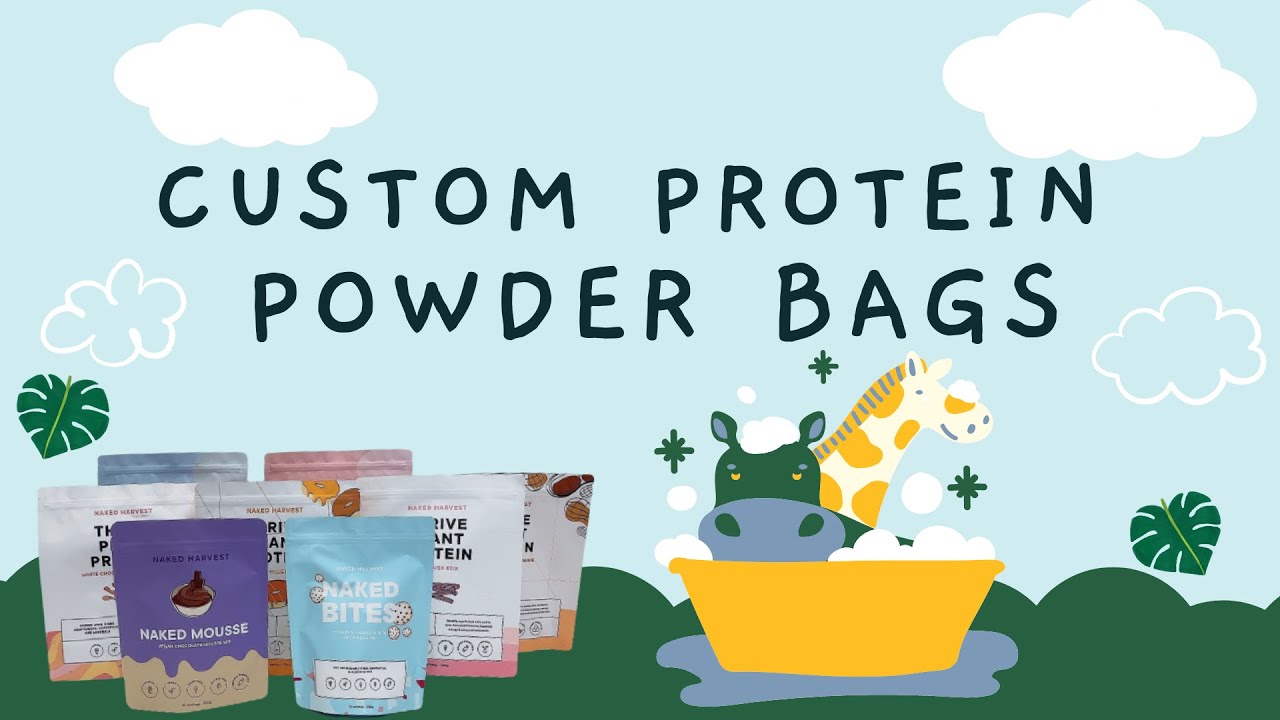 Custom Protein Powder Packaging Bags | www.rinpac.com | Packaging ...