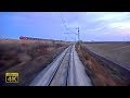 4K CABVIEW Subotica  - Beograd (Northern Serbia) Train 343 (Budapest - Beograd)