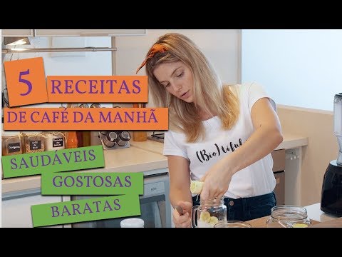 Vídeo: Café Da Manhã Saudável - Iogurte De Banana Com Amêndoas E Aveia