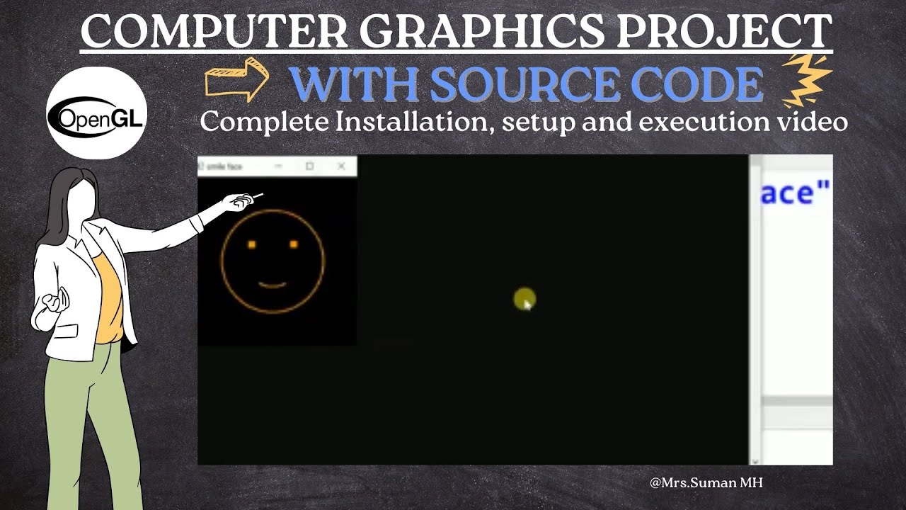 Smile Face | OpenGL Project | Computer Graphics Project | With Source ...
