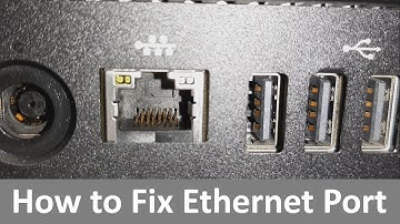 How to Repair - Fix a Damaged Ethernet Port