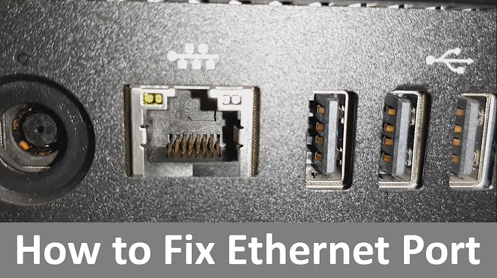How to Repair - Fix a Damaged Ethernet Port