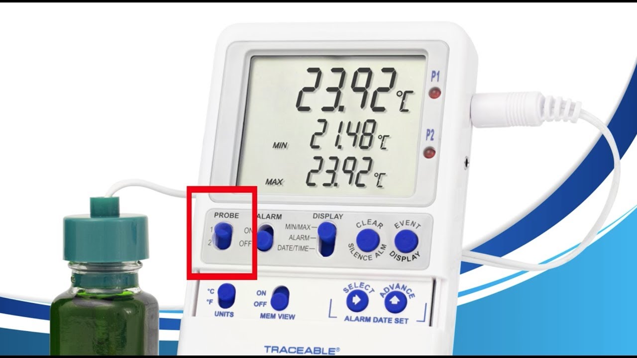 Traceable 6521 Wi-Fi Data Logging Hygrometer/Thermometer with remote cable