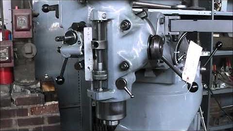 BRIDGEPORT SERIES ONE 9" x 42" VERTICAL MILLING MACHINE with NEW SINO 2-AXIS DRO