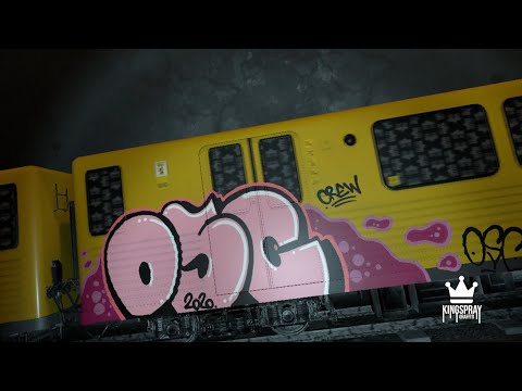 KingSpray Graffiti VR Ultimate Raw Video, Tags, throwups and more...