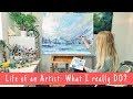 ARTIST VLOG | Pricing Artwork, Painting with Acrylics & Garden Centre FUN!