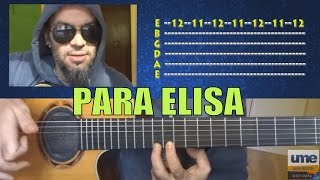 Como tocar PARA ELISA en GUITARRA | Tutorial FÁCIL para PRINCIPIANTES chords