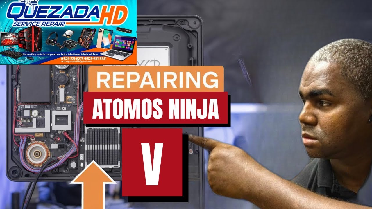 Reparación Monitor ATOMOS NINJA V | No Enciende, NO DA VIDEO (Solución Completa)