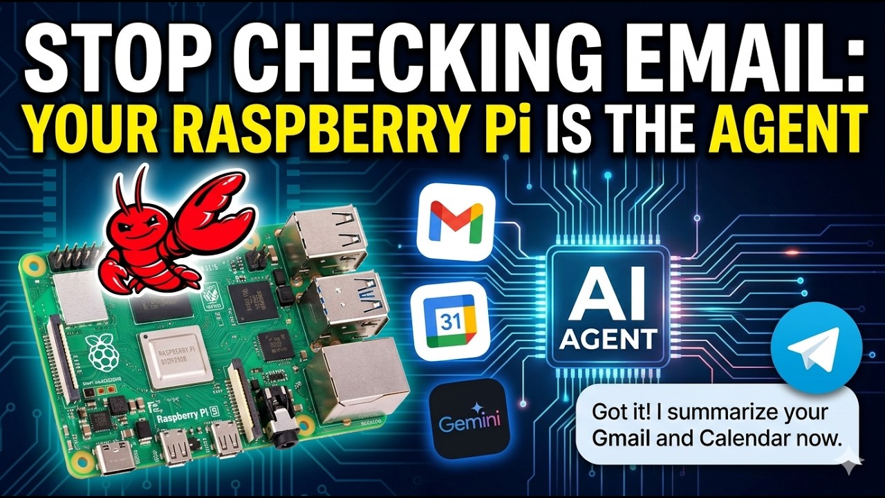 Build a 24/7 AI Google Agent (Raspberry Pi + OpenClaw) - YouTube