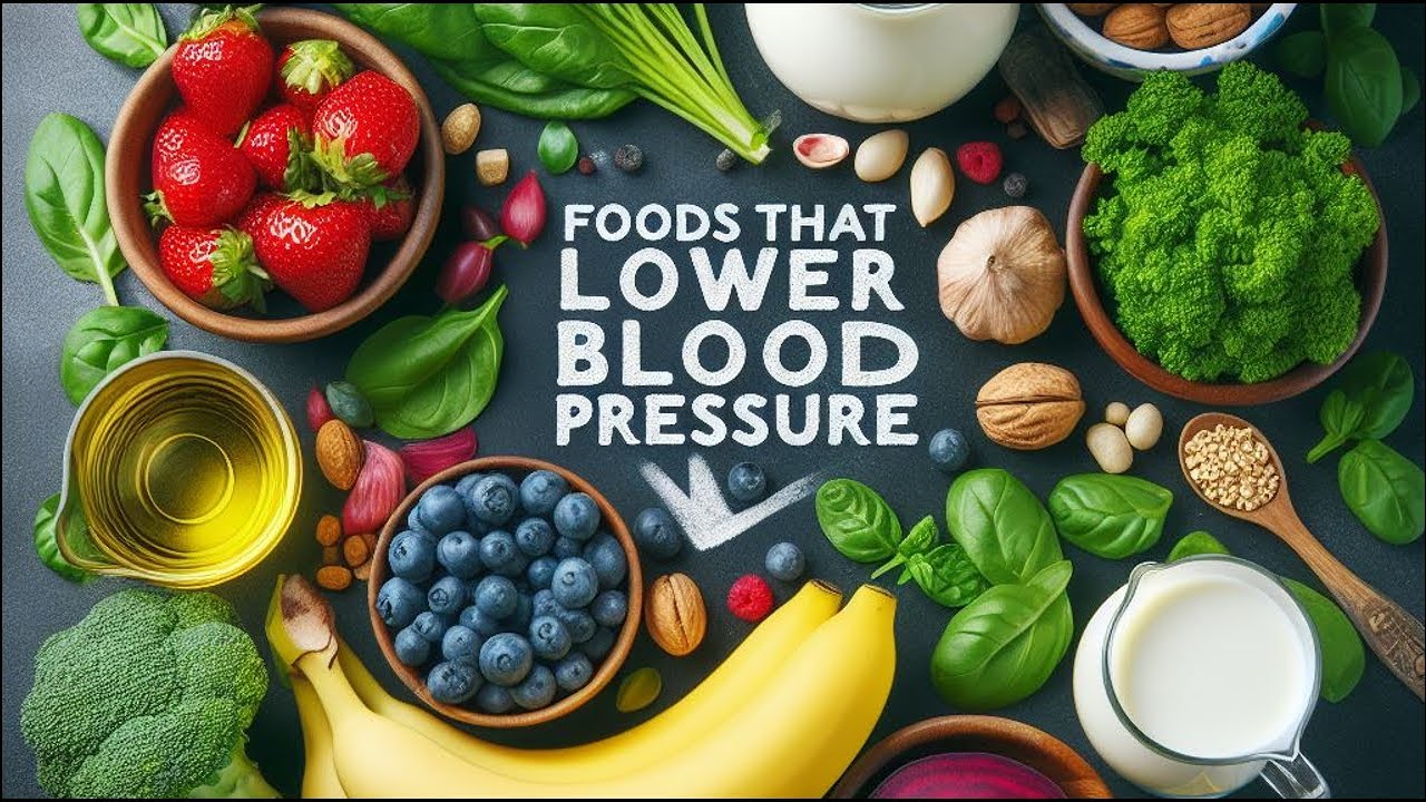 Top 10 Foods to Lower Blood Pressure! - YouTube