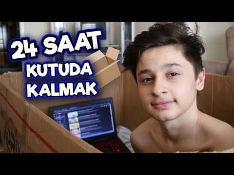 24 SAAT BOYUNCA KARTON KUTUDA KALDIM !!