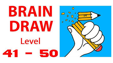 Brain Draw | LEVEL 41,42,43,44,45,46,47,48,49,50 | walkthrough solution