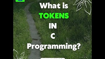 Tokens in C  [ C Programming Interview Questions and Answers ]