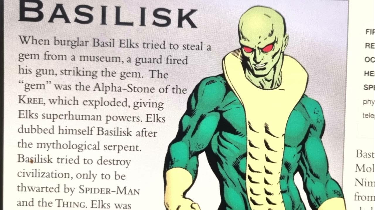 Marvel Basilisk YouTube
