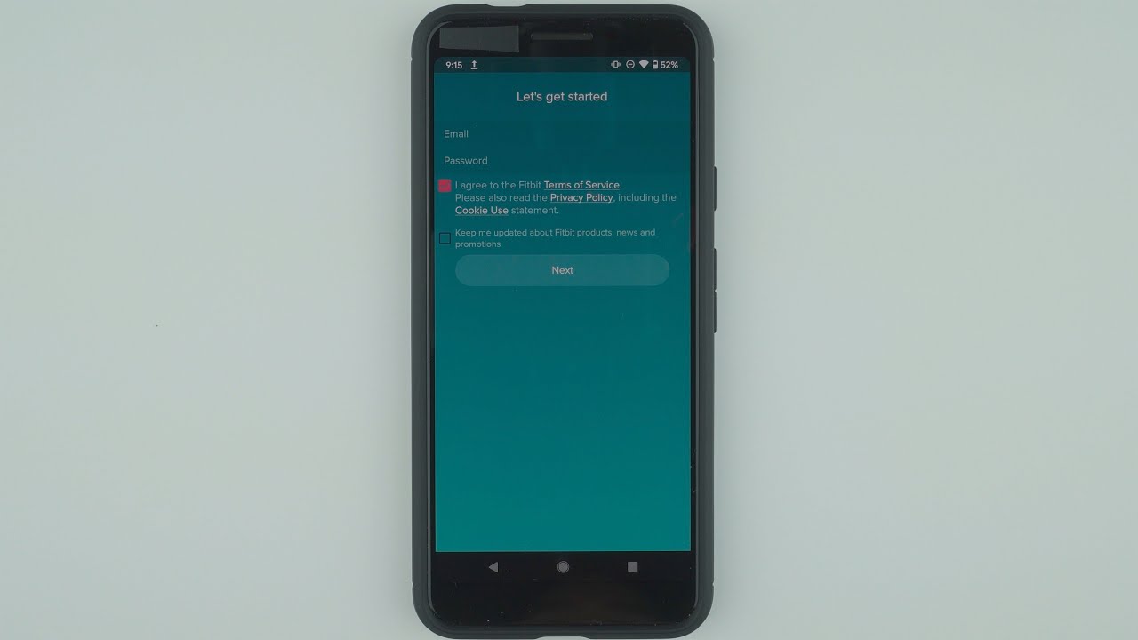 Decrement seksuel Onkel eller Mister Fitbit Account Setup (Android Phone) - YouTube