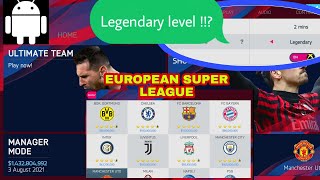 FIFA 14 Mod FIFA 21 Offline European Super League Mode for Android
