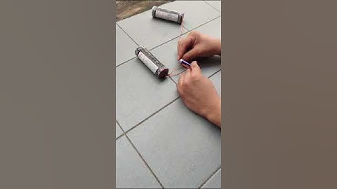 How to use battery AA For COLD FLAME FIREWORK