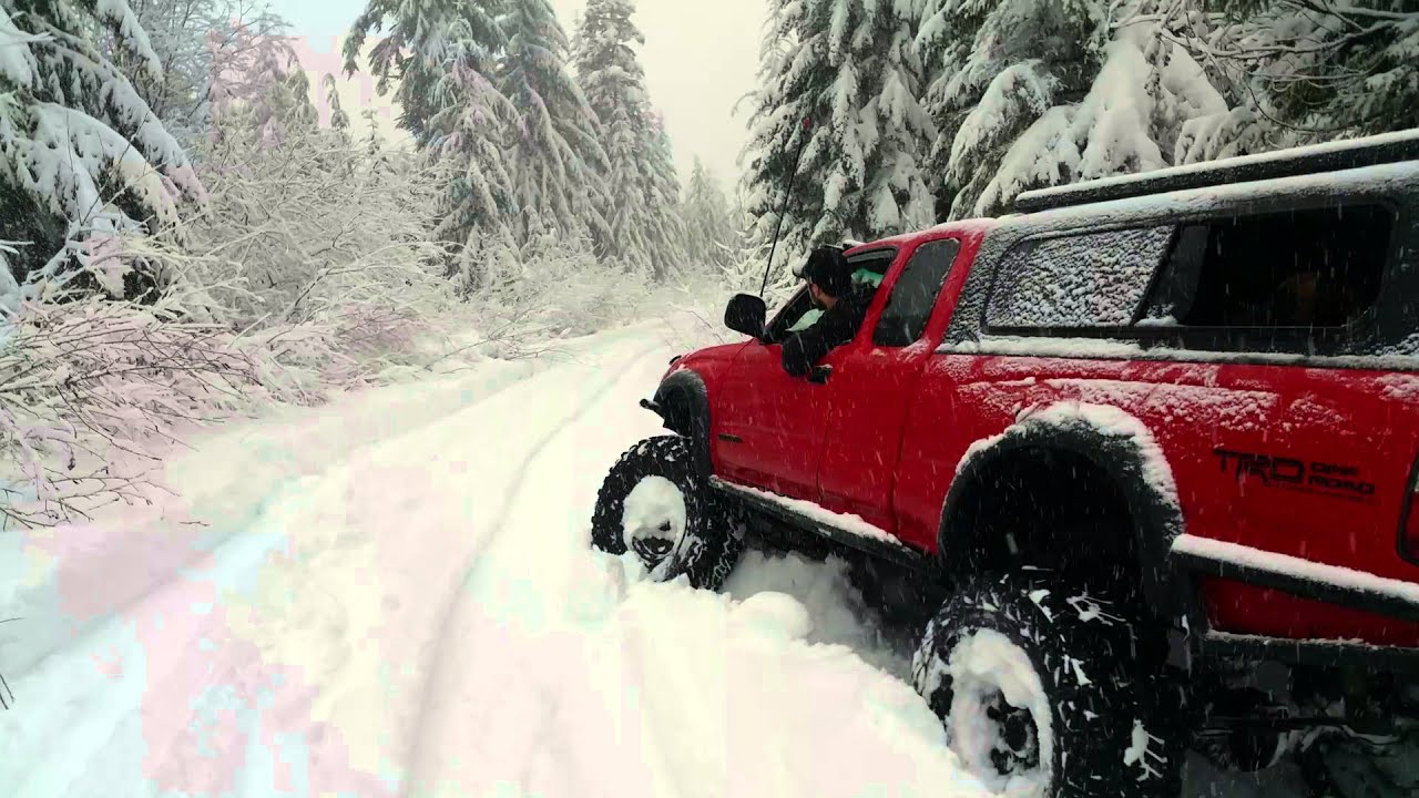 Snow wheeling in the Cascades - YouTube