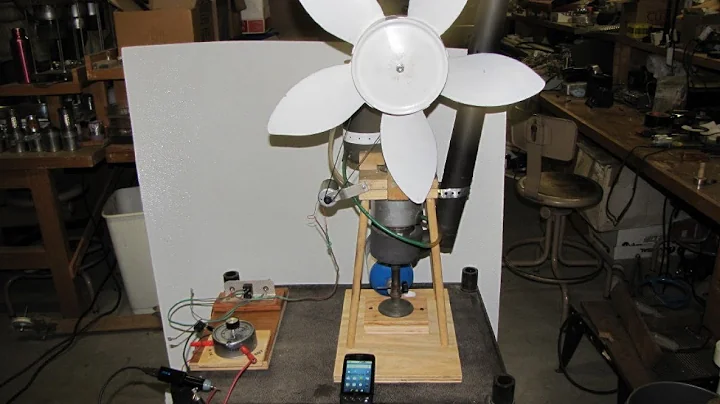 Stirling fan and smart phone charger