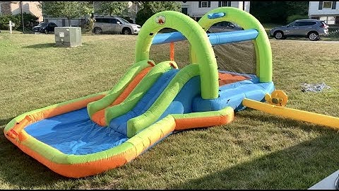 BEST INFLATABLE WATER BOUNCE HOUSE? | WELLFUNTIME Inflatable Water Bounce House | FULL DEMO & REVIEW