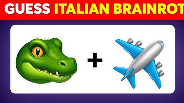 🔥Guess Italian Brainrot Animal by emoji | Brainrot quiz| Tung Tung Sahur| Ta Ta Ta Sahur|Emoji Quiz