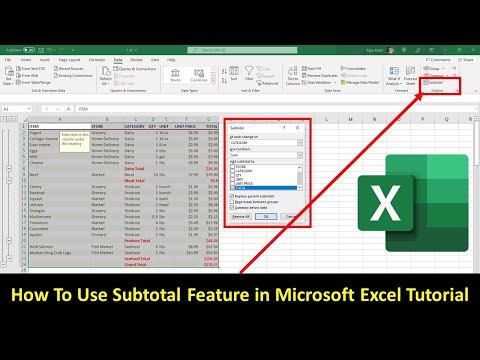 How To Use Subtotals in Microsoft Excel For Efficient Data Analysis