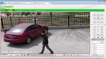 Tiandy PTZ Instructions:  Auto Tracking