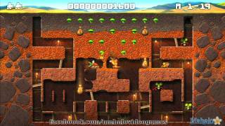Digger HD Walkthrough - CoOp Arcade Mode - Level 1-19