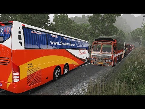 volvo-bus-journey-in-heavy-rain-|-vazhikkadavu-to-nadukani-ghat-road-|-ets2