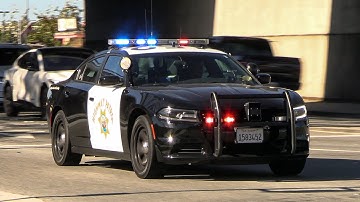 New Siren! CHP Chargers Responding Code 3! | 11-79.