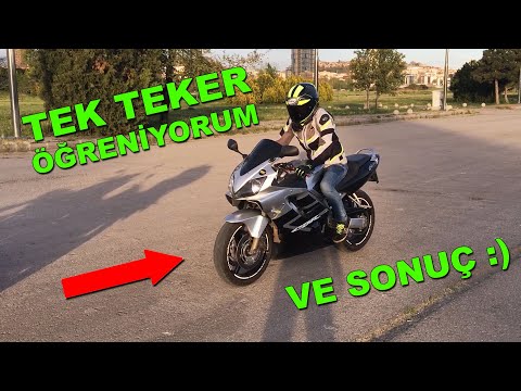 İlk Defa Tek Teker Yapıyorum | Motorda Ön Kaldırma #KolaçanGörevde