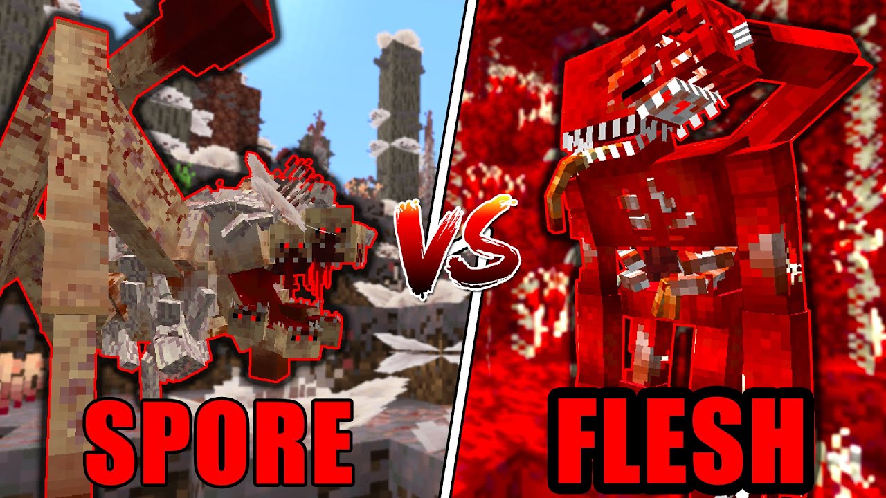 What Happens when Two Minecraft Infection Mods fight eachother?
