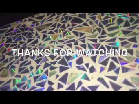 DIY CD's mirror table