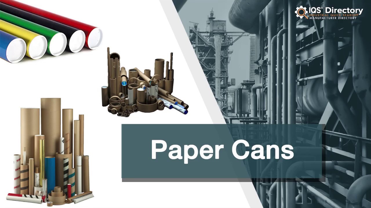 Paper Can Manufacturers, Suppliers, and Industry Information - YouTube