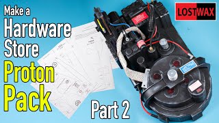 Make a Ghostbusters Proton Pack From a Floormat! Part 2. With Templates.