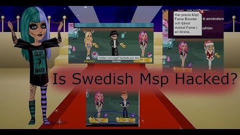 Swedish Msp is being weird...