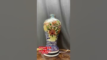 BÌNH HÚT TÀI LỘC VẼ VÀNG CAO 55cm