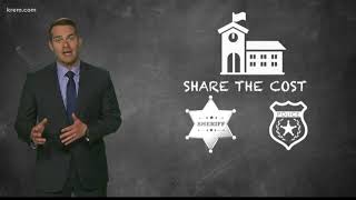 How much local school districts pay school resource officers