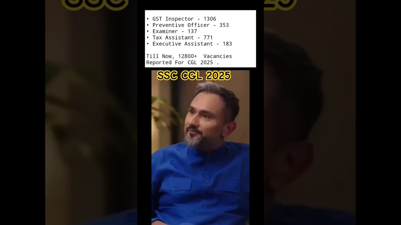 15000+ Vacancy in CGL 2025!! 