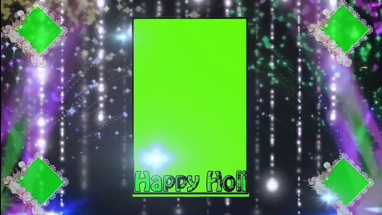 Shorsh fareme holi he Holi he green screen 2021 background video hd project 97
