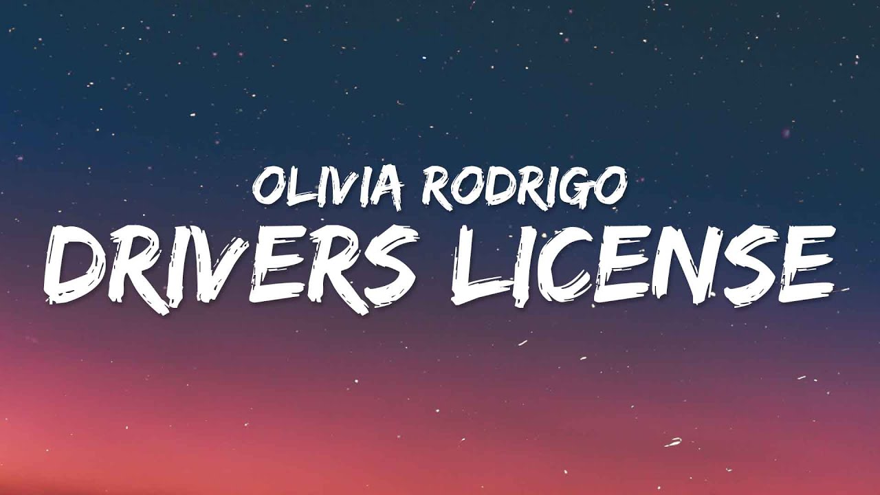 Olivia Rodrigo   drivers license Lyrics