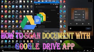 How to scan documents with Google Drive App