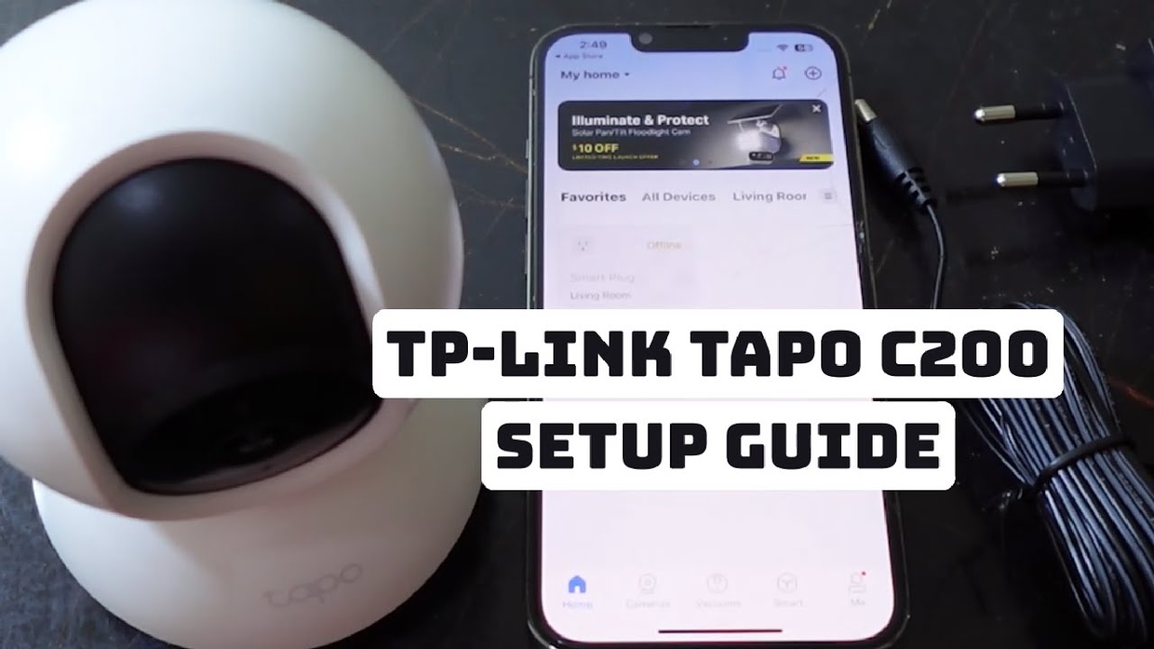 How to Set Up the TP-Link Tapo C200 Pan/Tilt Wi-Fi Camera - YouTube