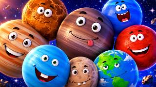 Planet Song 🌍 | Planet Names for Preschool & Toddlers 🌟| Nursery Rhymes