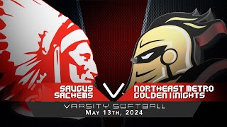 Sachems Varsity Softball vs NE Metro Golden Knights 5/13/2024