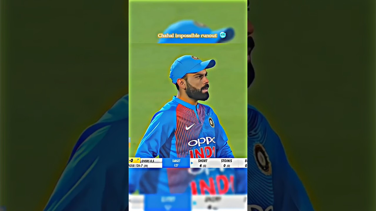 Chahal impossible runout 🥶🔥 