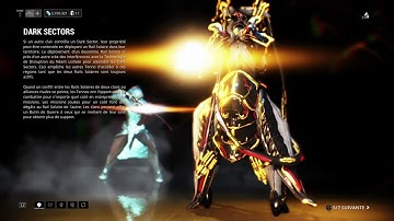 Warframe : Entraînements & Tutoriels #9 Dark Sectors
