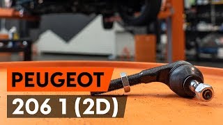 Hogyan cseréljünk Kormány gömbfej PEUGEOT 206 CC (2D) - video útmutató