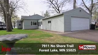 Property tour of 7911 No Shore Trail Forest Lake MN 55025
